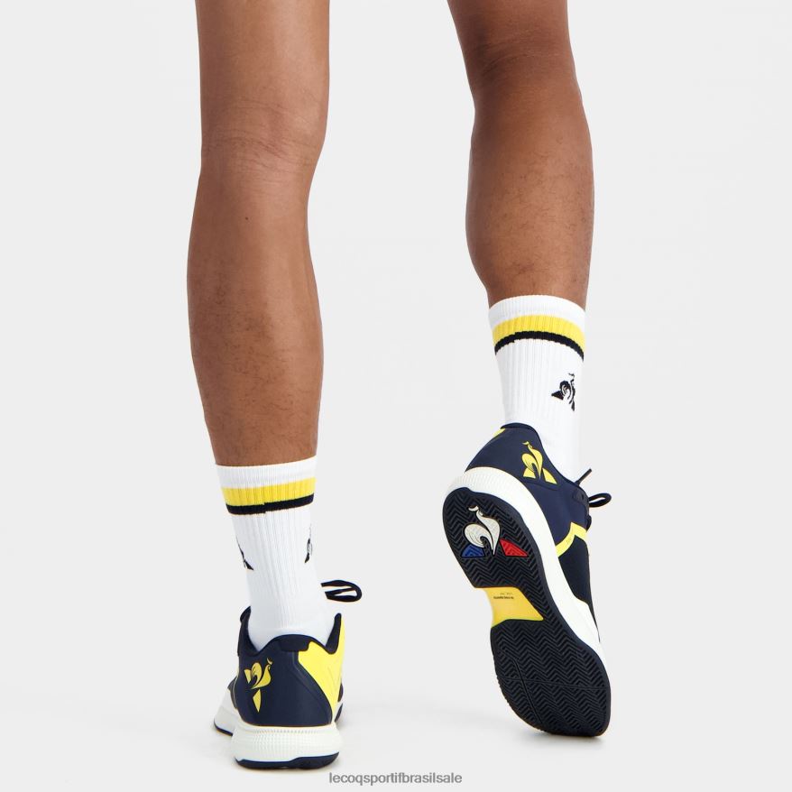 Le Coq Sportif acessórios meias de futebol brancas homens 84V684289