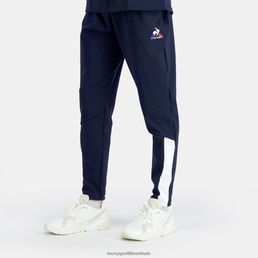 Le Coq Sportif roupas calças azuis homens 84V684114