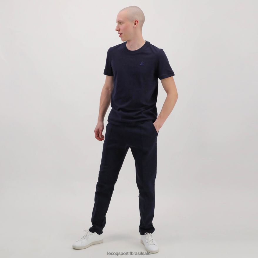 Le Coq Sportif roupas calças azuis homens 84V684117