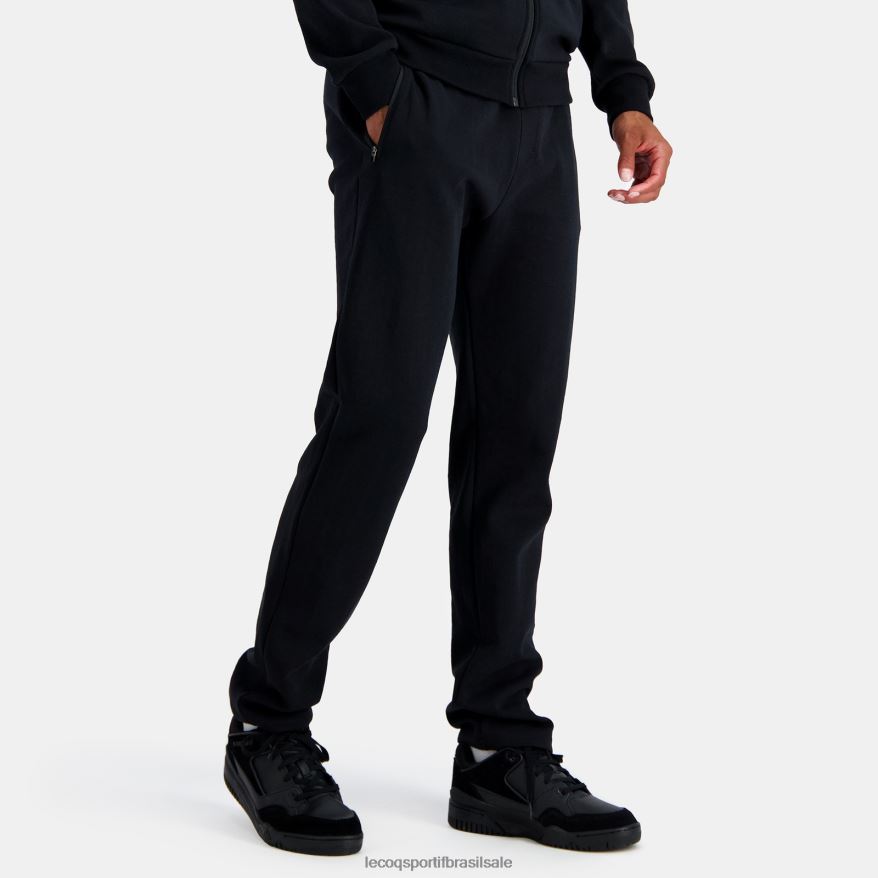 Le Coq Sportif roupas calças de moda pretas homens 84V684100