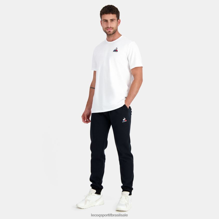 Le Coq Sportif roupas calças de moda pretas homens 84V684106