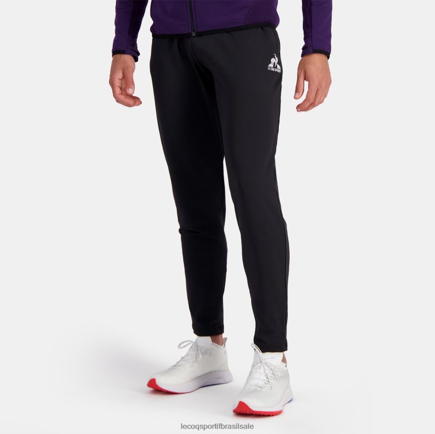 Le Coq Sportif roupas calças de moda pretas homens 84V68482