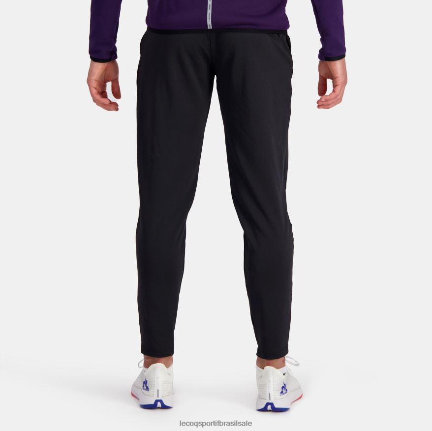Le Coq Sportif roupas calças de moda pretas homens 84V68482