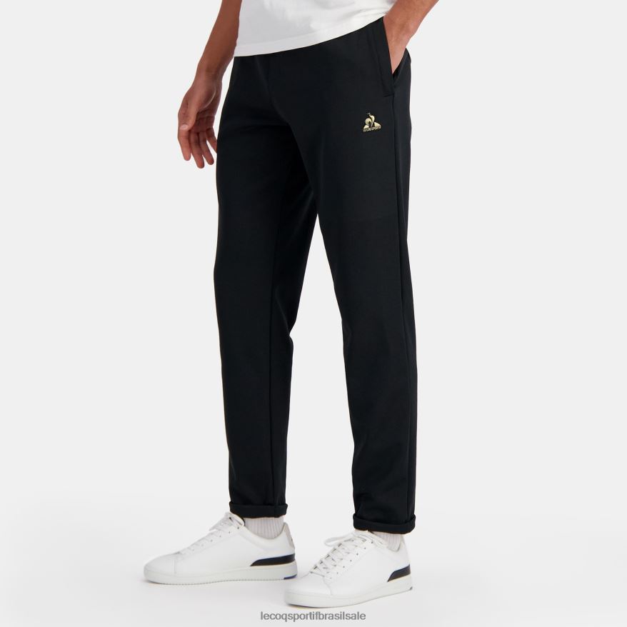 Le Coq Sportif roupas calças de moda pretas homens 84V68498