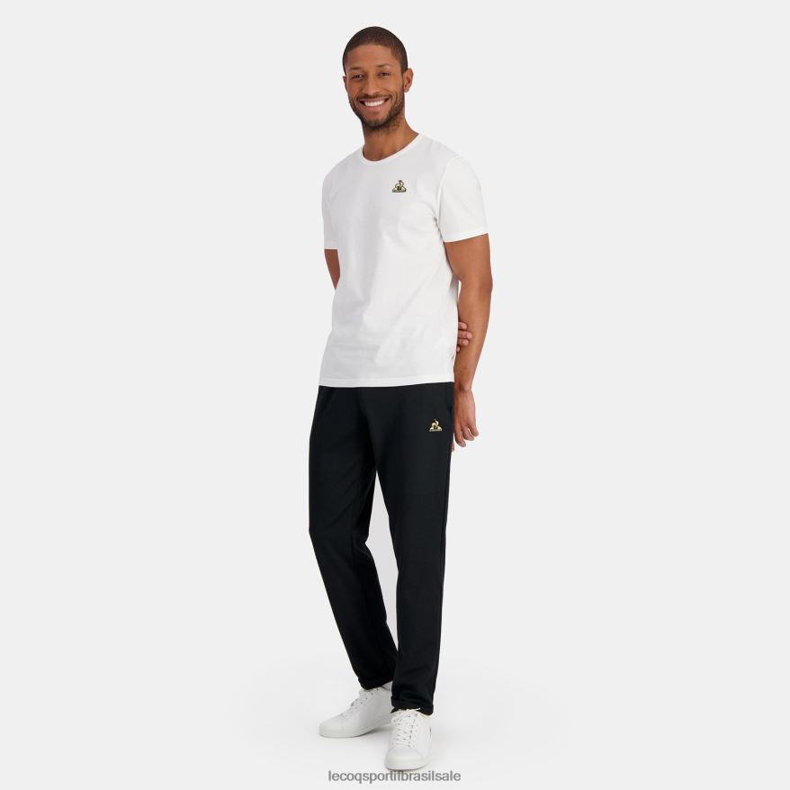 Le Coq Sportif roupas calças de moda pretas homens 84V68498