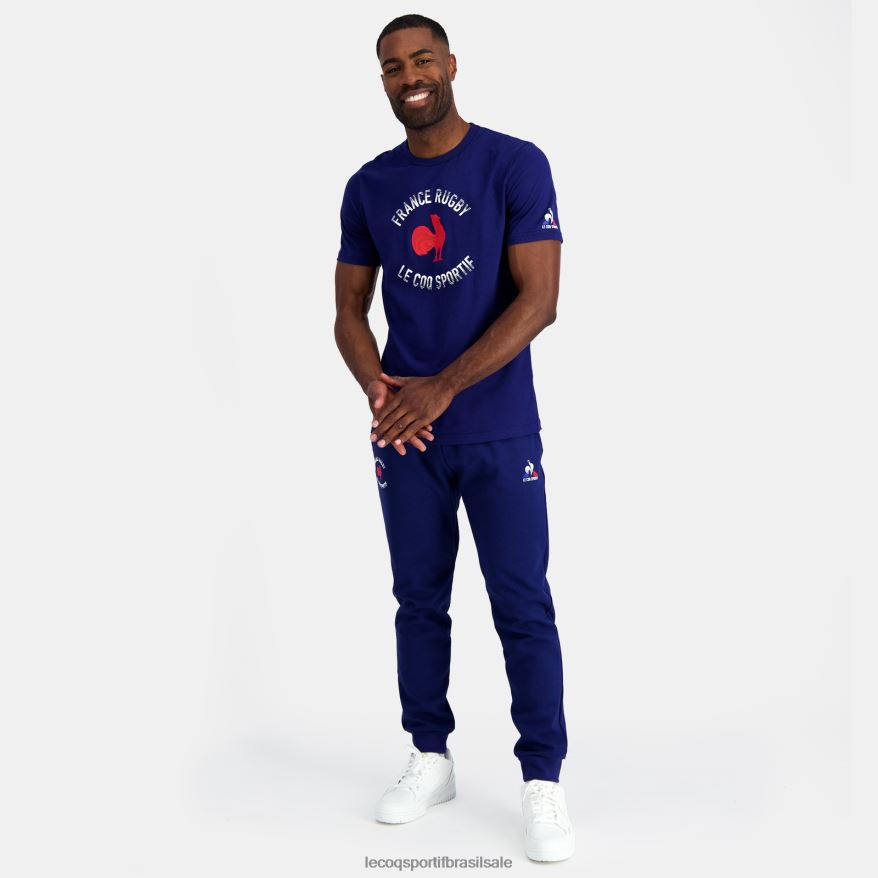 Le Coq Sportif roupas calças - frança rugby azul homens 84V68487