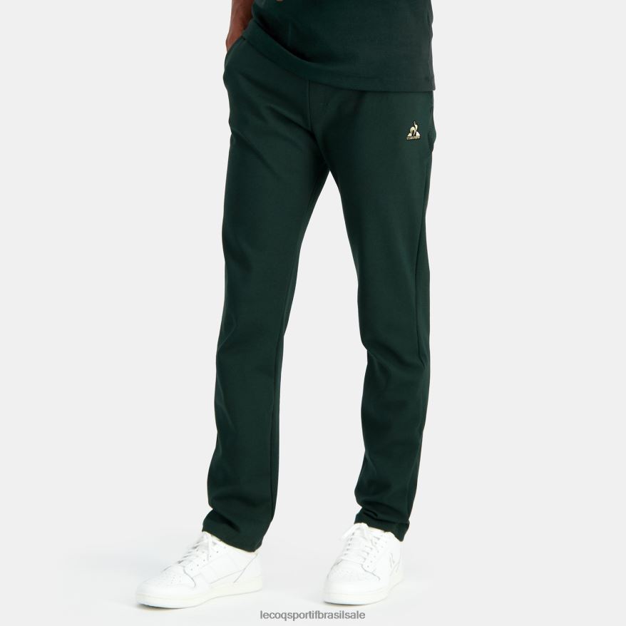 Le Coq Sportif roupas calças verdes homens 84V684504