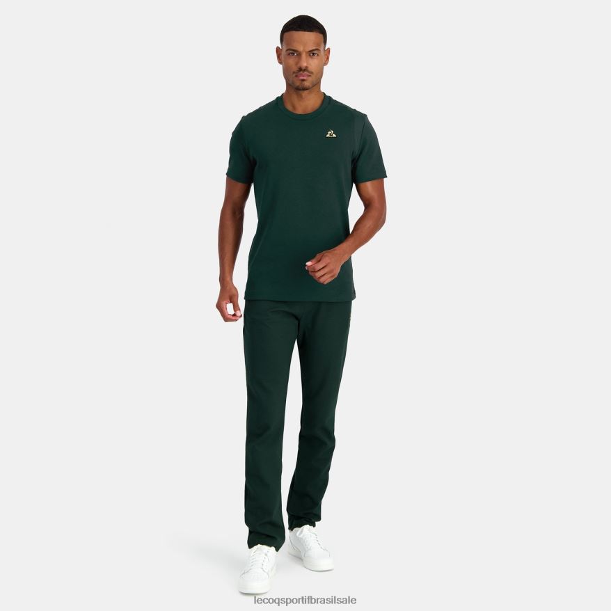 Le Coq Sportif roupas calças verdes homens 84V684504