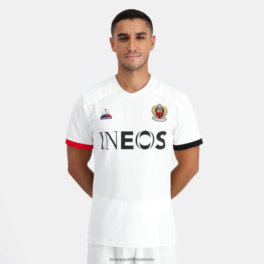 Le Coq Sportif roupas camisa branca homens 84V684697