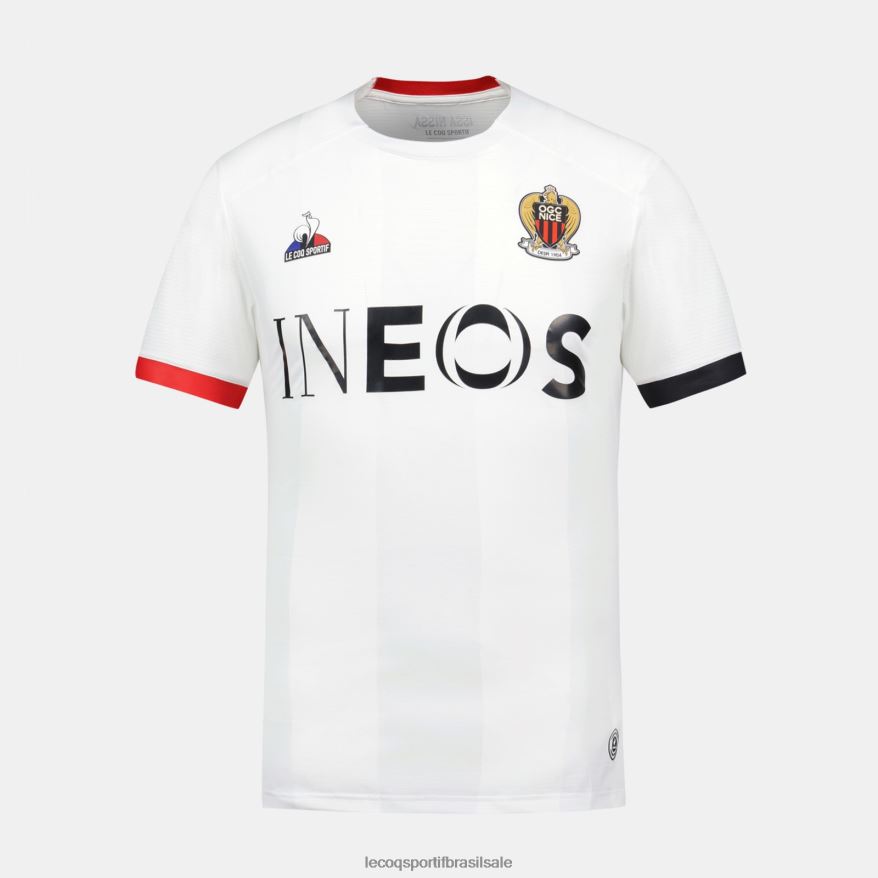 Le Coq Sportif roupas camisa branca homens 84V684704