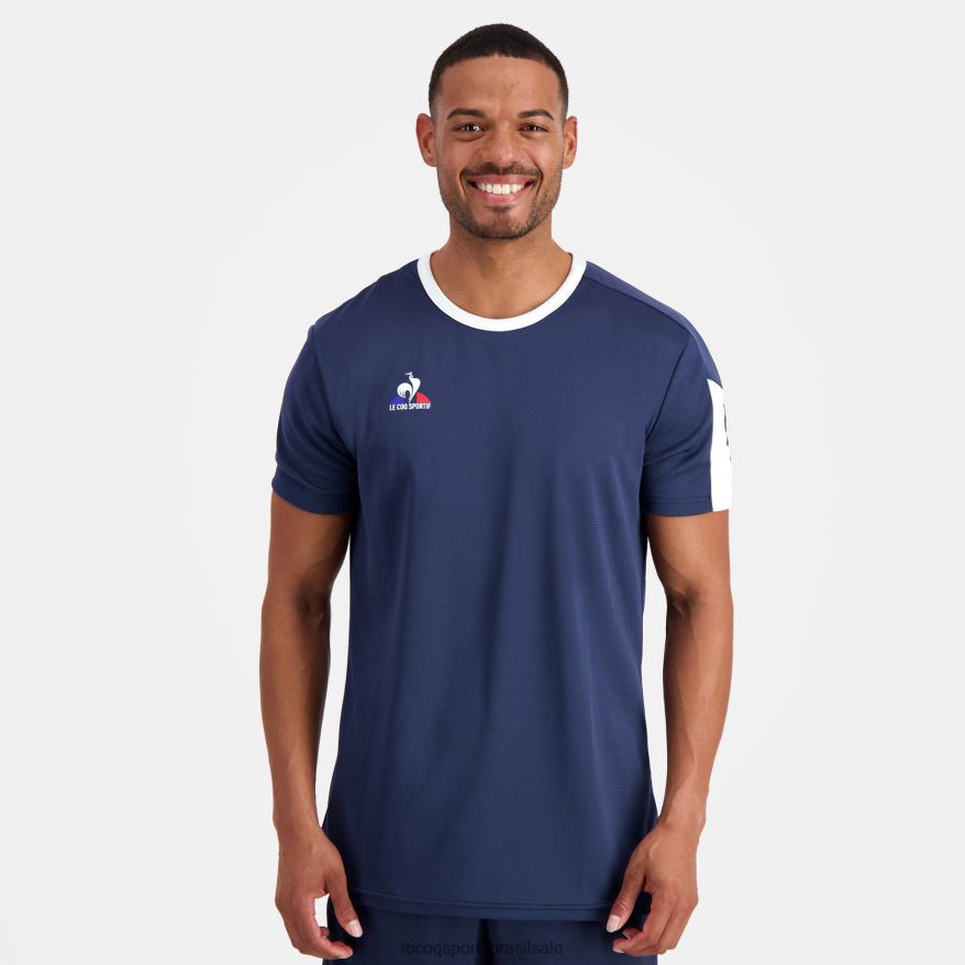 Le Coq Sportif roupas camiseta azul homens 84V684187