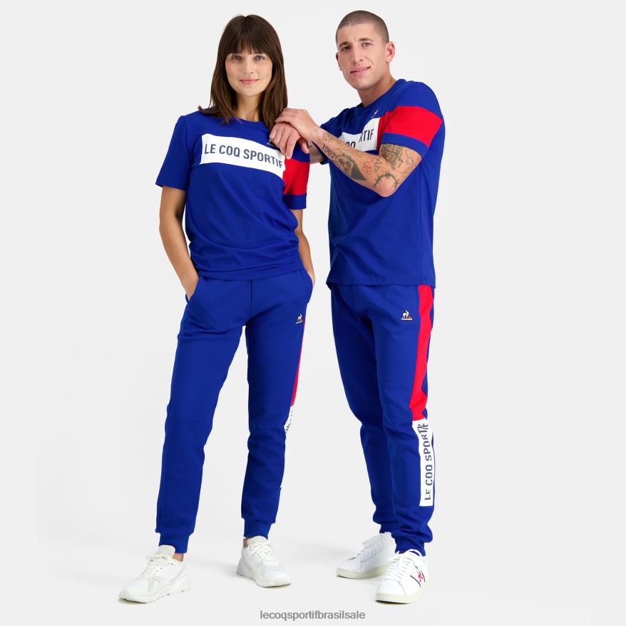 Le Coq Sportif roupas camiseta azul homens 84V684457