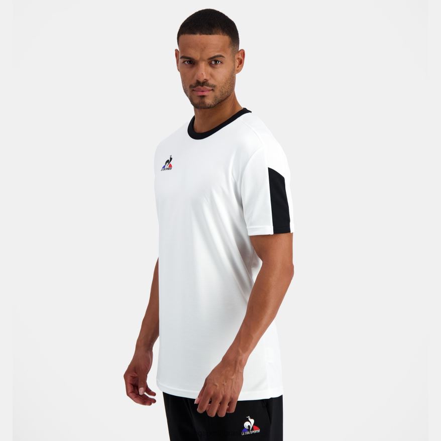 Le Coq Sportif roupas camiseta branca homens 84V684186