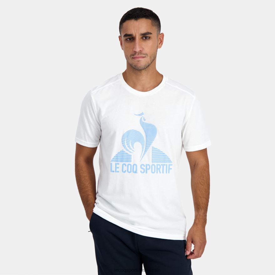 Le Coq Sportif roupas camiseta branca homens 84V684206