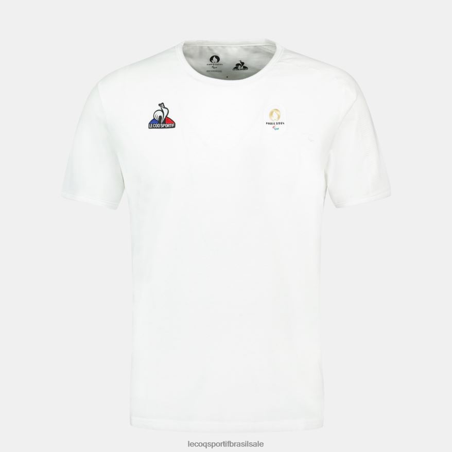 Le Coq Sportif roupas camiseta branca homens 84V684486