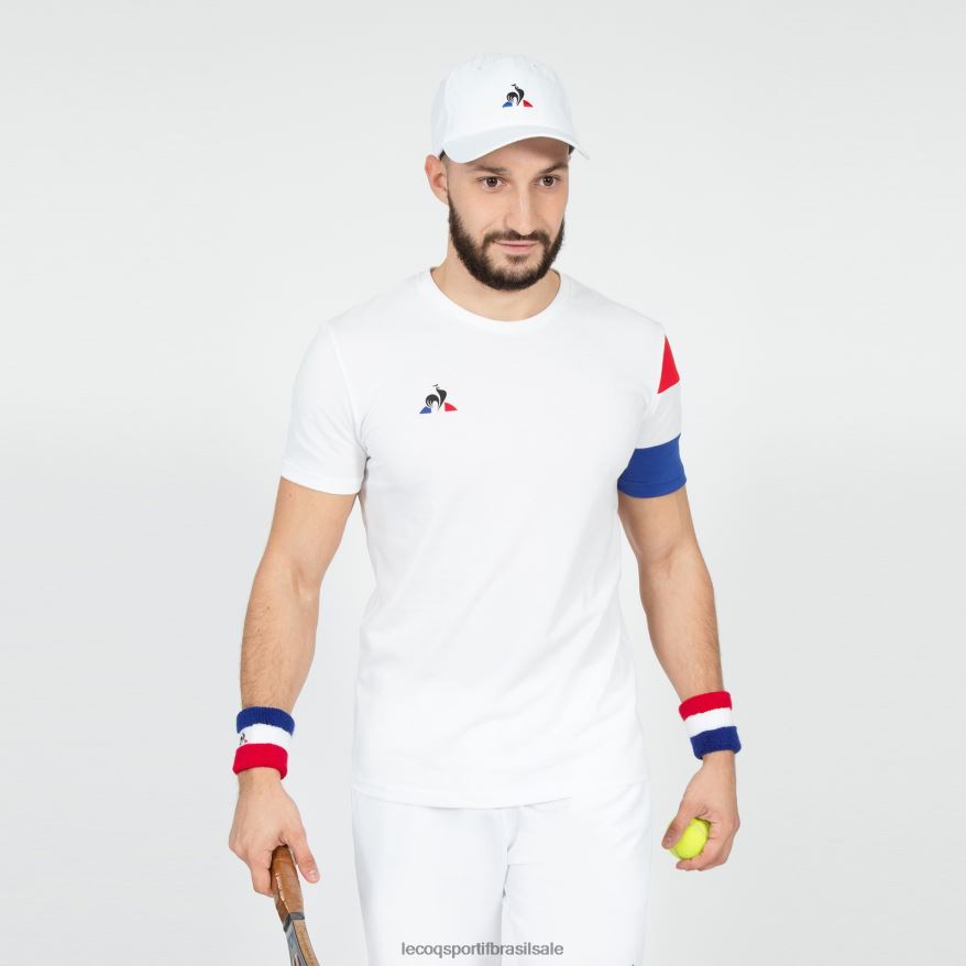 Le Coq Sportif roupas camiseta branca homens 84V684497
