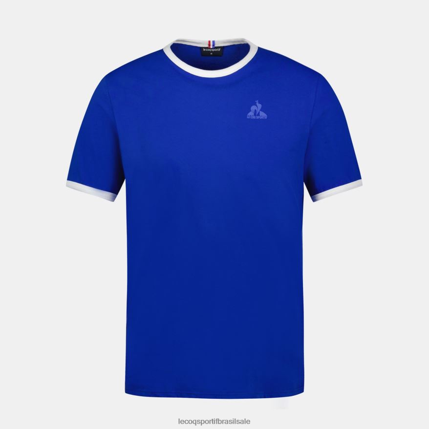 Le Coq Sportif roupas camiseta da moda azul homens 84V684139
