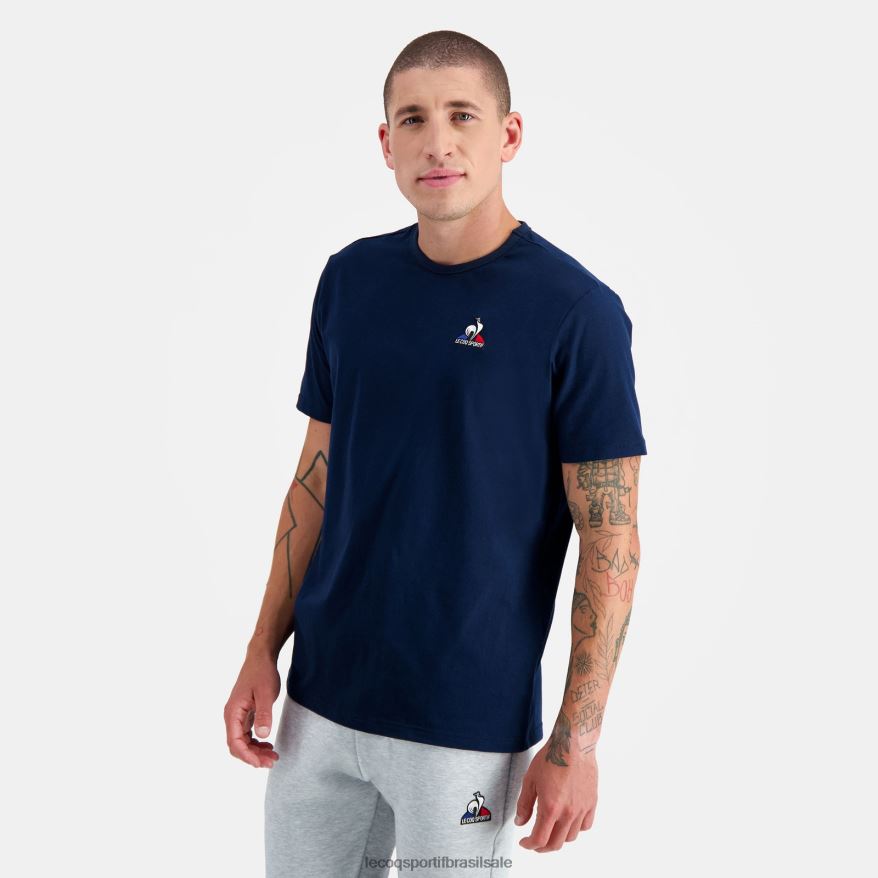 Le Coq Sportif roupas camiseta da moda azul homens 84V684140