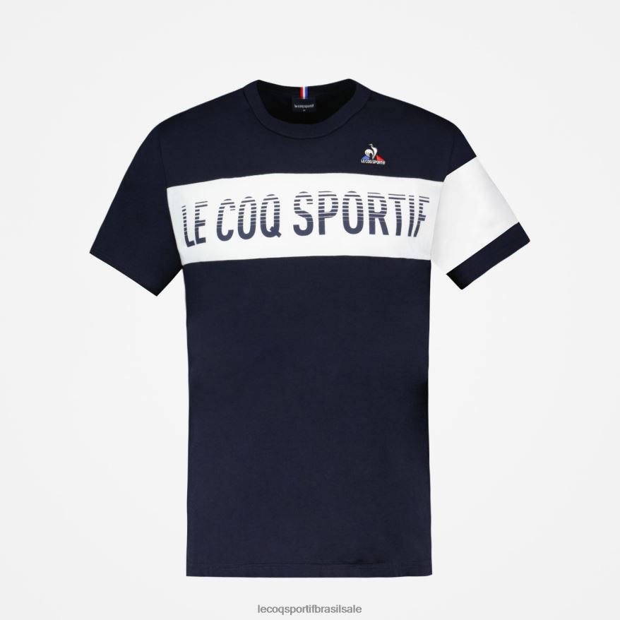 Le Coq Sportif roupas camiseta da moda azul homens 84V684142