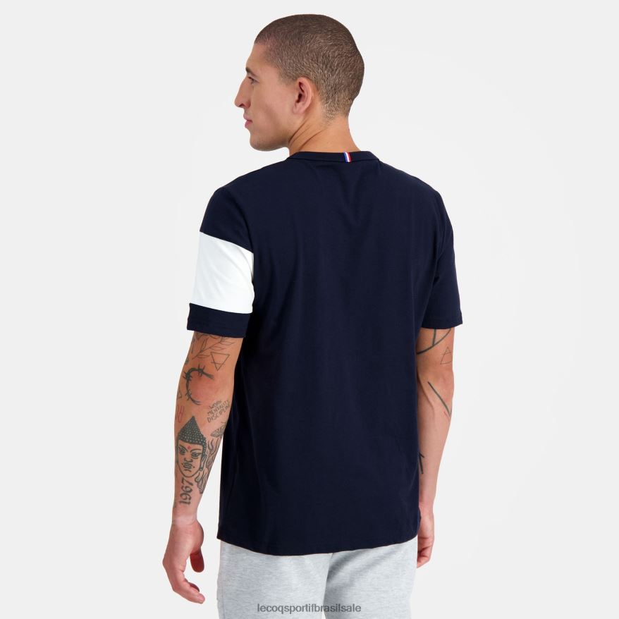 Le Coq Sportif roupas camiseta da moda azul homens 84V684142