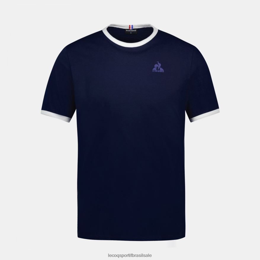 Le Coq Sportif roupas camiseta da moda azul homens 84V684143