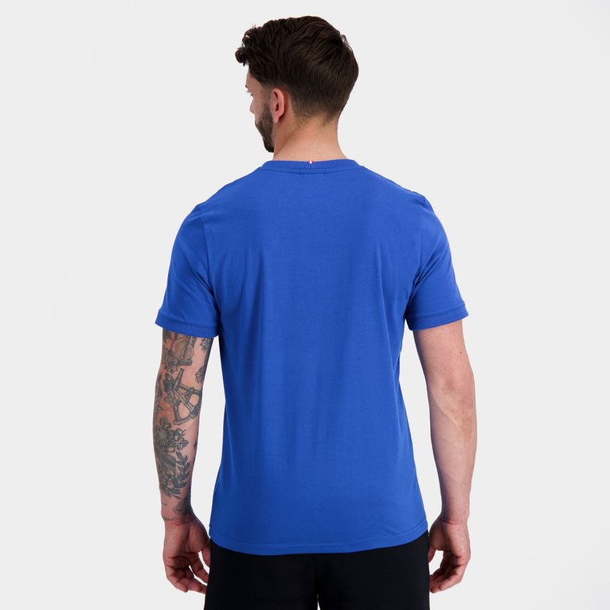 Le Coq Sportif roupas camiseta da moda azul homens 84V684144