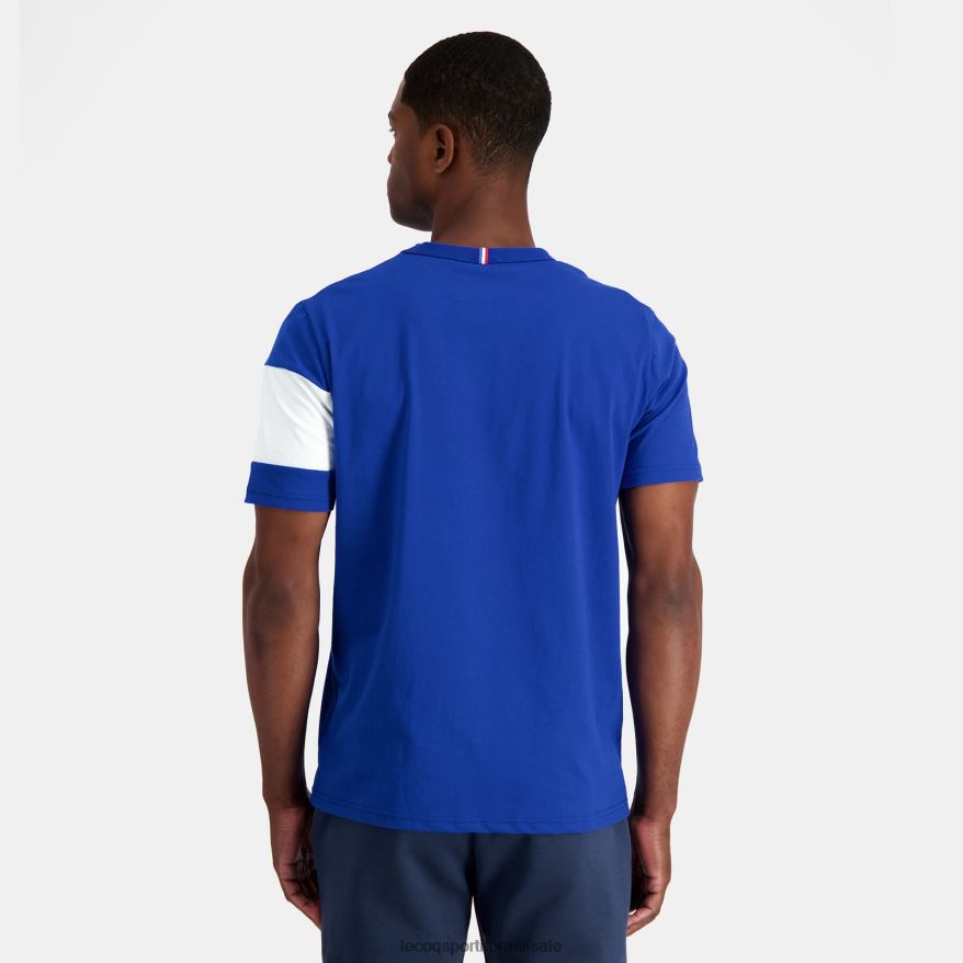 Le Coq Sportif roupas camiseta da moda azul homens 84V684161