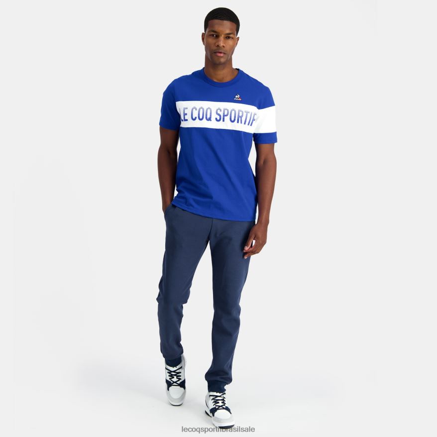 Le Coq Sportif roupas camiseta da moda azul homens 84V684161