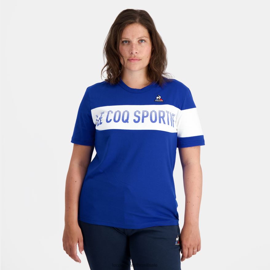 Le Coq Sportif roupas camiseta da moda azul homens 84V684161