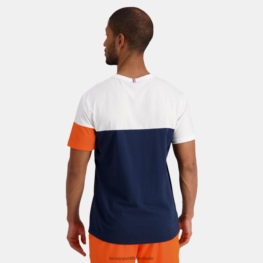 Le Coq Sportif roupas camiseta da moda azul homens 84V684163
