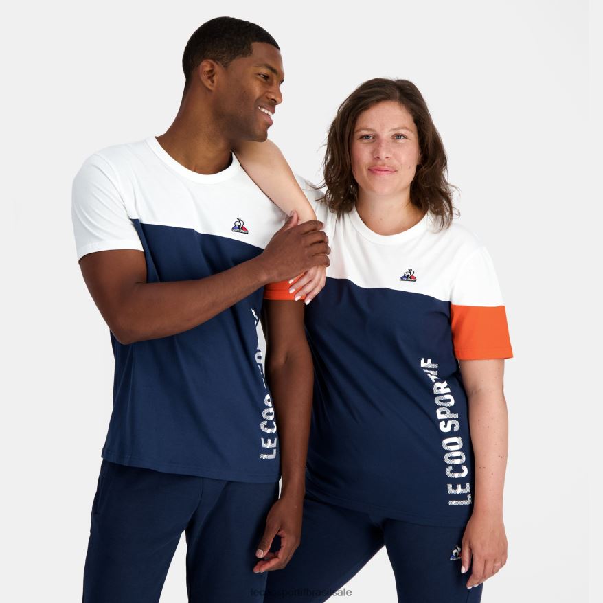 Le Coq Sportif roupas camiseta da moda azul homens 84V684163