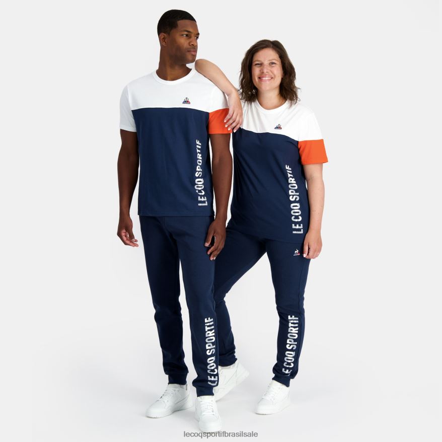 Le Coq Sportif roupas camiseta da moda azul homens 84V684163