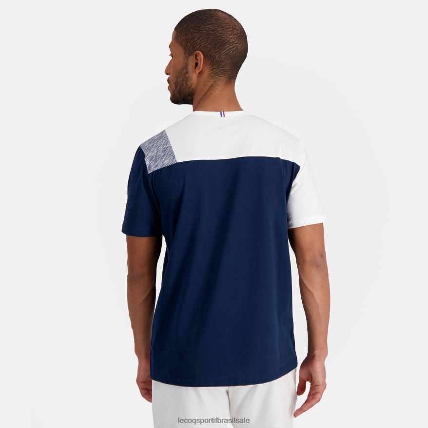 Le Coq Sportif roupas camiseta da moda azul homens 84V684167