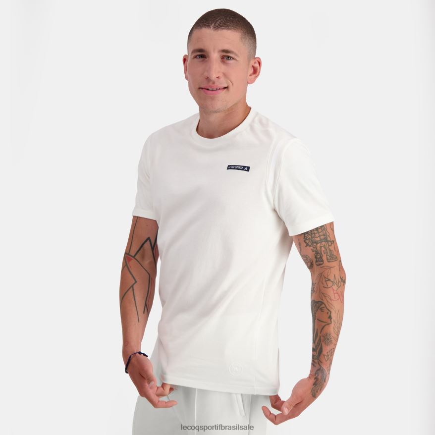 Le Coq Sportif roupas camiseta da moda branca homens 84V684146