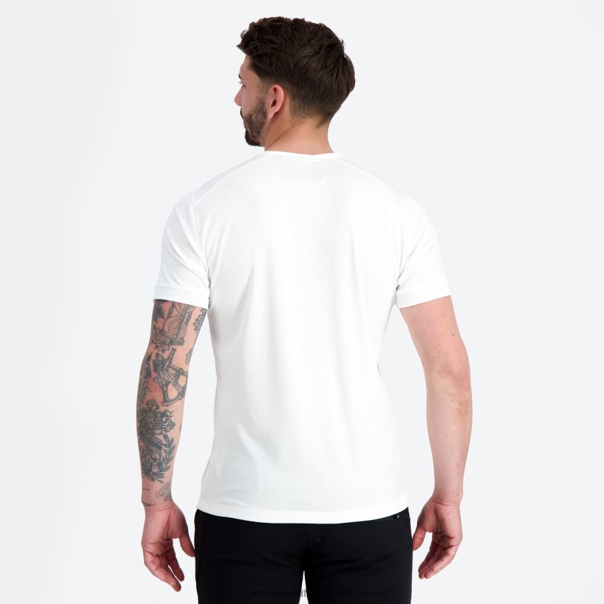 Le Coq Sportif roupas camiseta da moda branca homens 84V684147