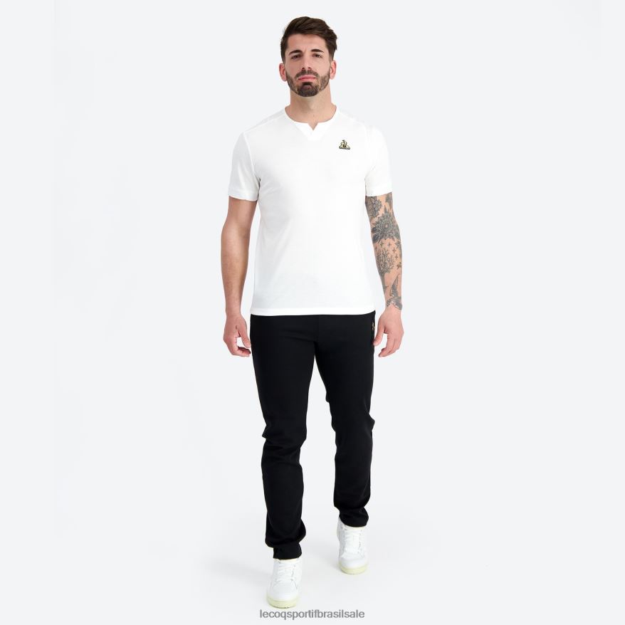 Le Coq Sportif roupas camiseta da moda branca homens 84V684147