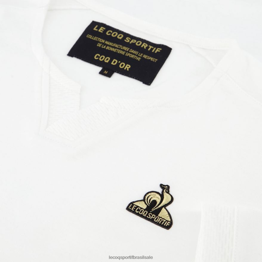 Le Coq Sportif roupas camiseta da moda branca homens 84V684147