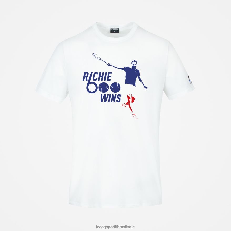 Le Coq Sportif roupas camiseta da moda branca homens 84V684158