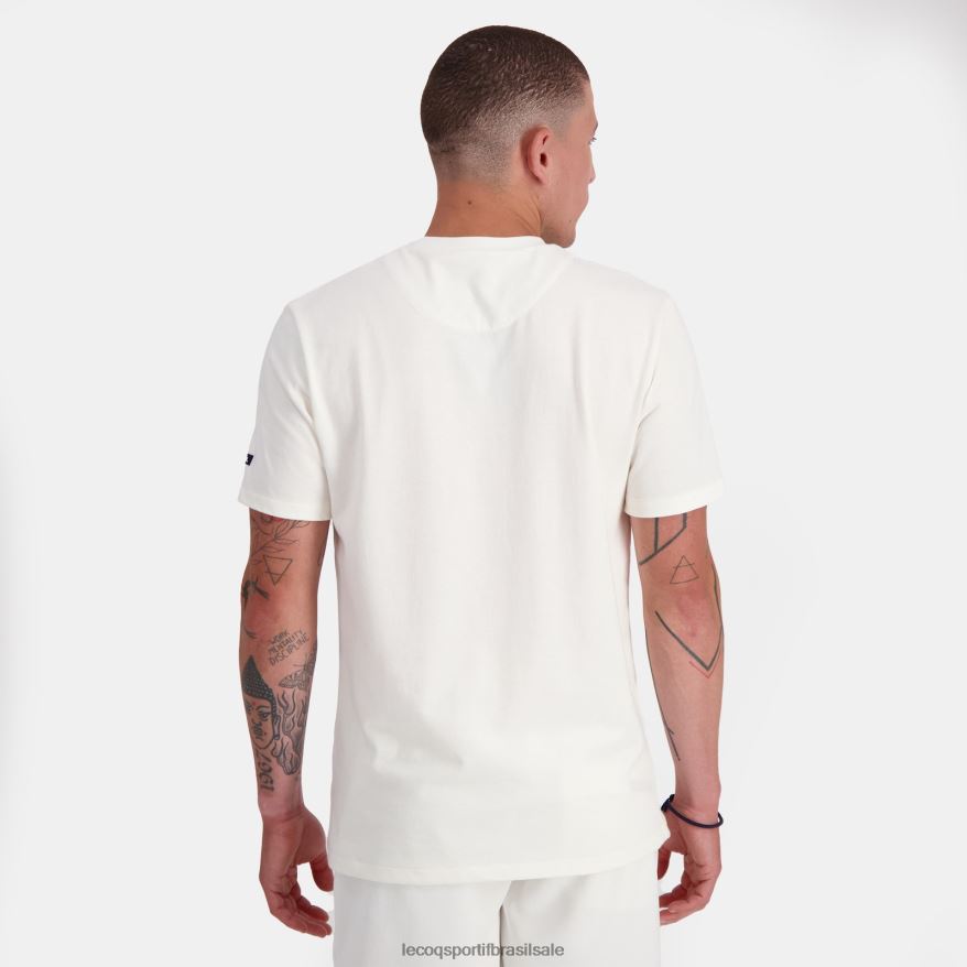 Le Coq Sportif roupas camiseta da moda branca homens 84V684159