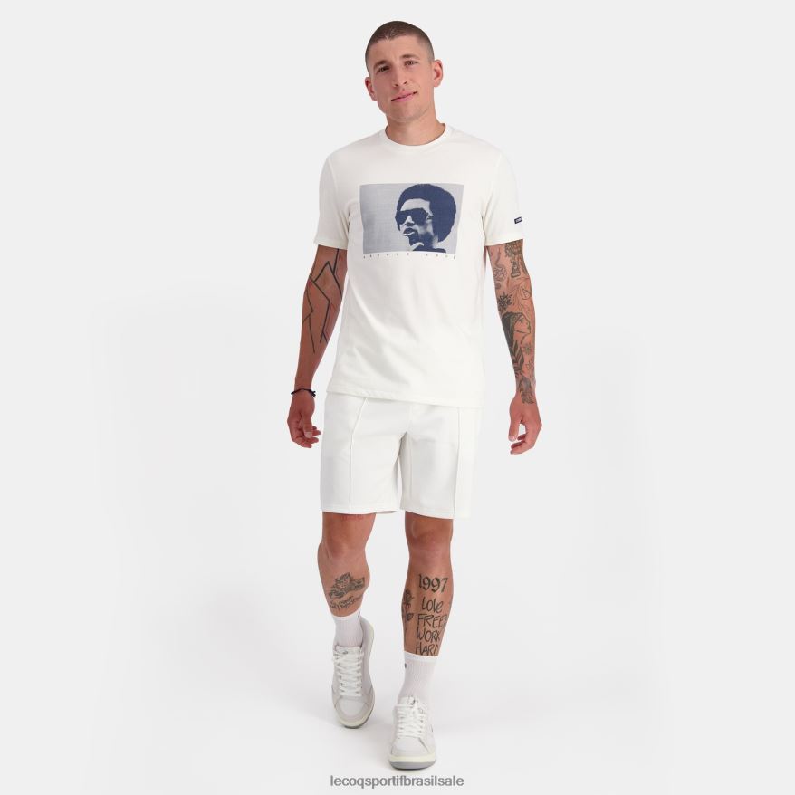 Le Coq Sportif roupas camiseta da moda branca homens 84V684159