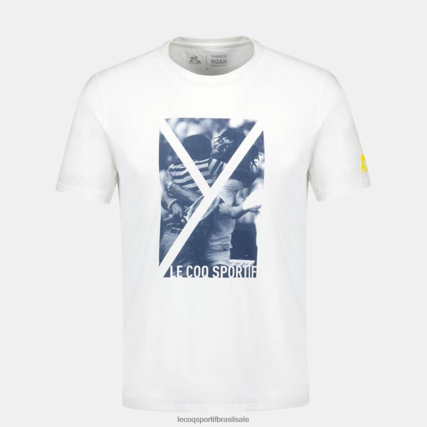 Le Coq Sportif roupas camiseta da moda branca homens 84V684160