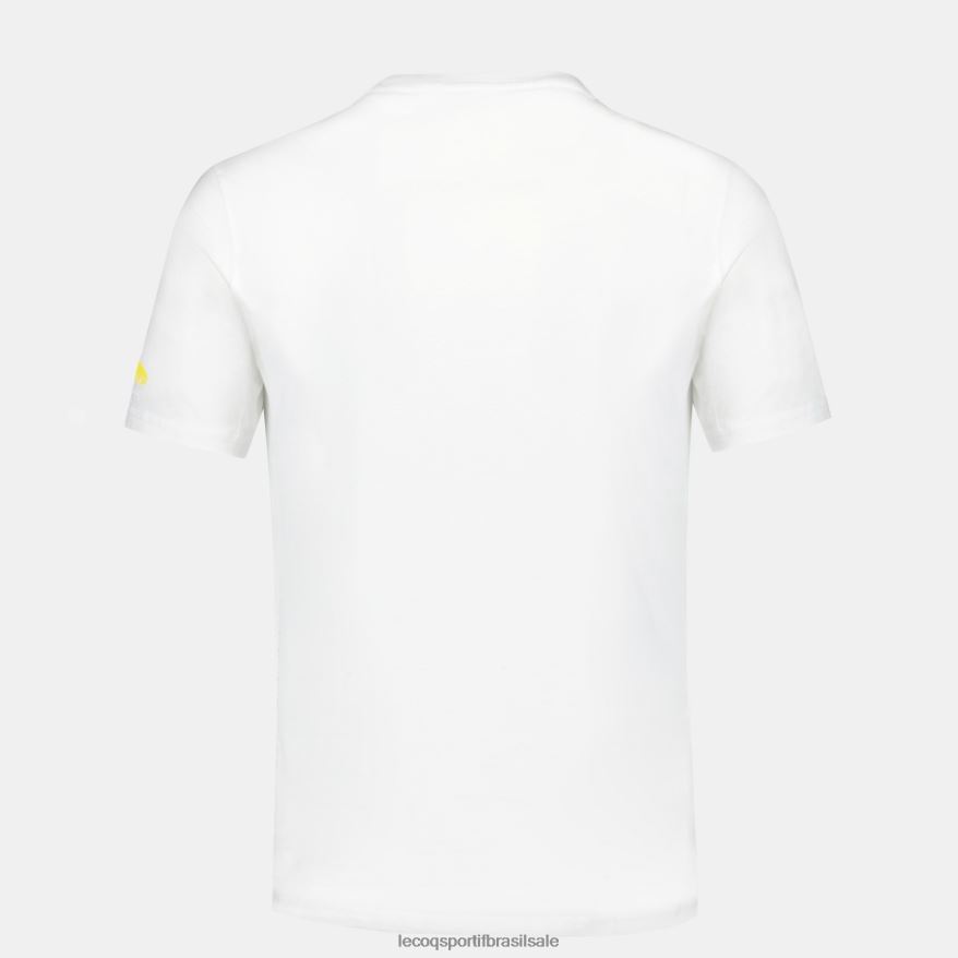 Le Coq Sportif roupas camiseta da moda branca homens 84V684160