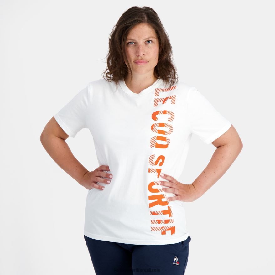 Le Coq Sportif roupas camiseta da moda branca homens 84V684162