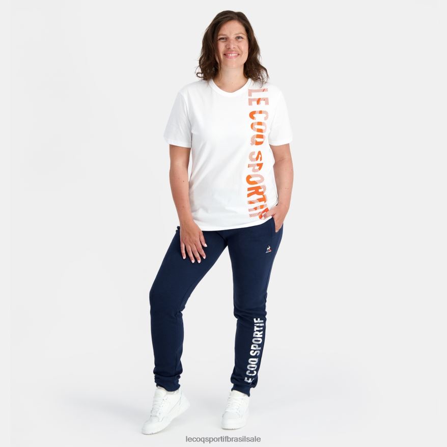 Le Coq Sportif roupas camiseta da moda branca homens 84V684162