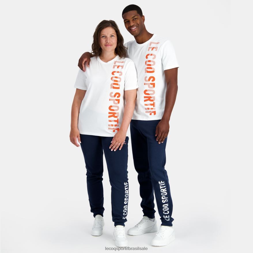 Le Coq Sportif roupas camiseta da moda branca homens 84V684162