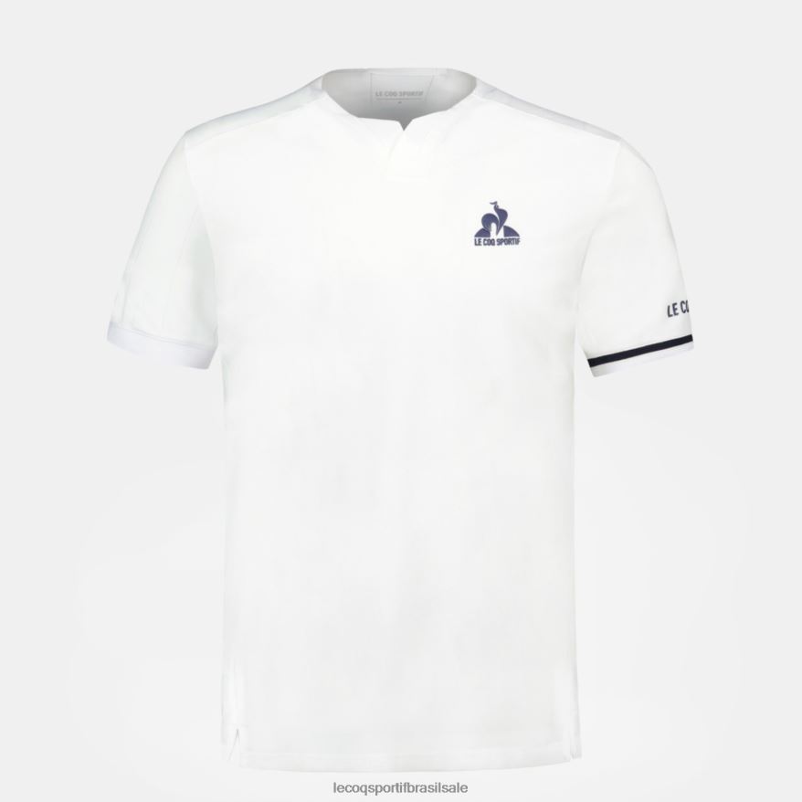 Le Coq Sportif roupas camiseta da moda branca homens 84V684165