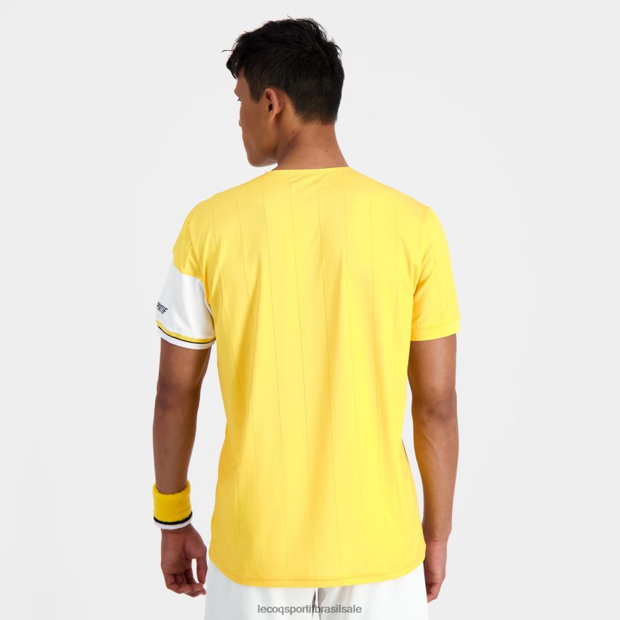 Le Coq Sportif roupas camiseta da moda branca homens 84V684166