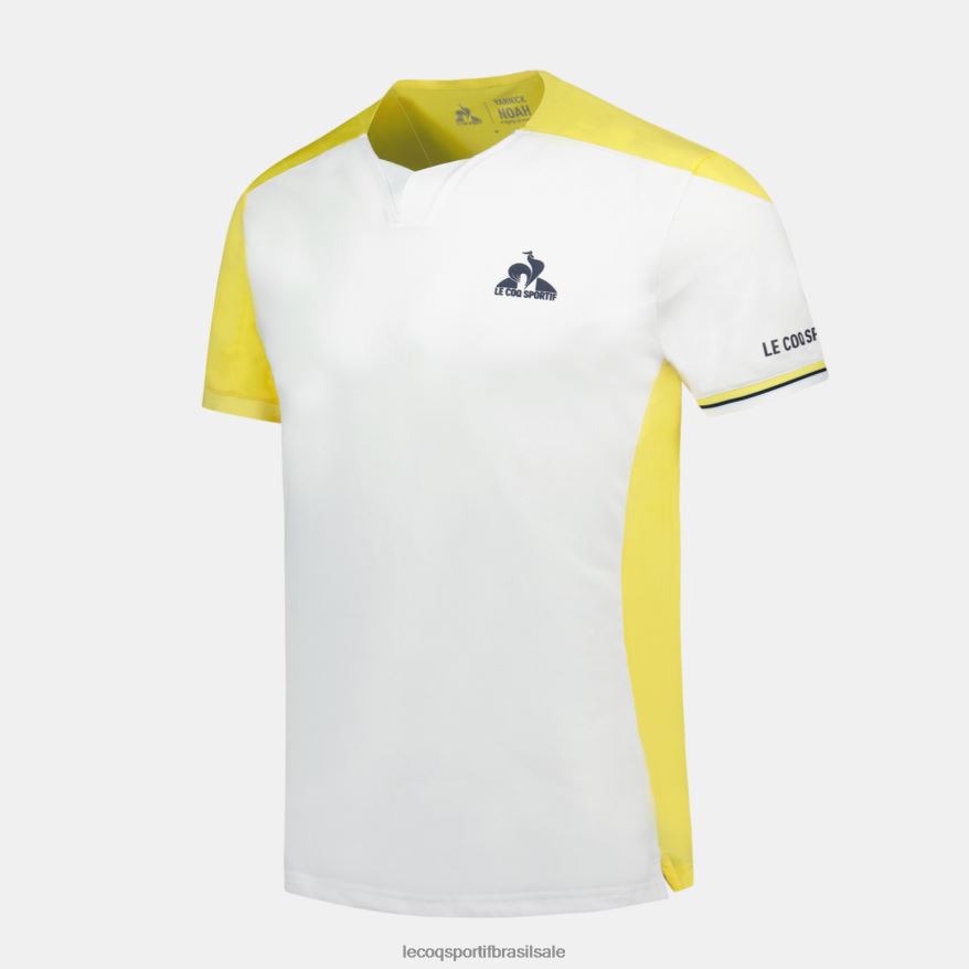 Le Coq Sportif roupas camiseta da moda branca homens 84V684166