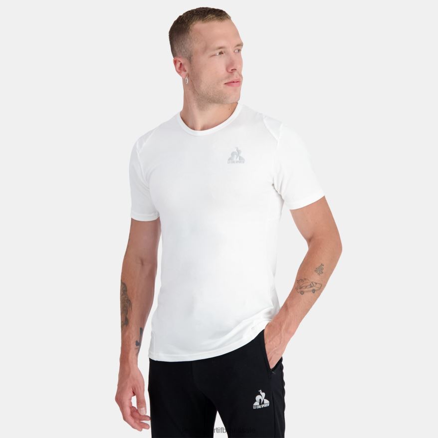 Le Coq Sportif roupas camiseta da moda branca homens 84V684176