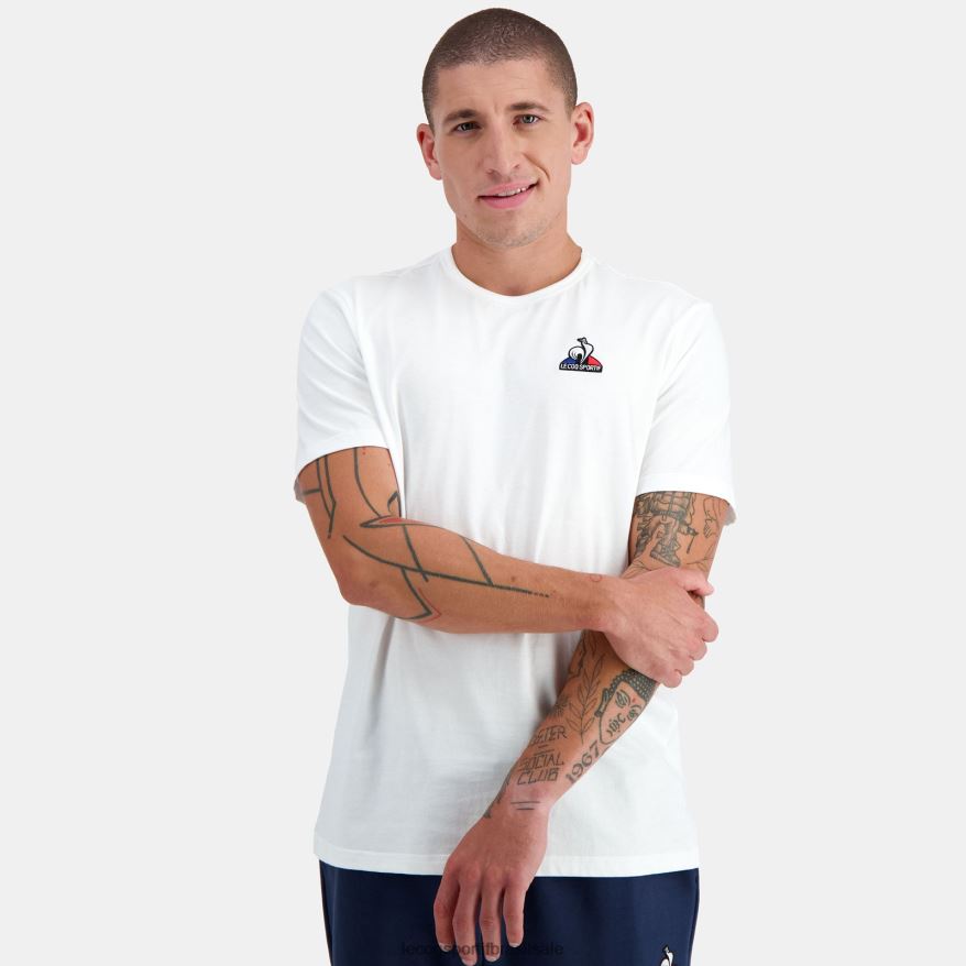 Le Coq Sportif roupas camiseta da moda branca homens 84V684180